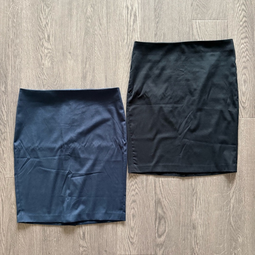 Sisley Black Pencil Skirt Knee-length Casual